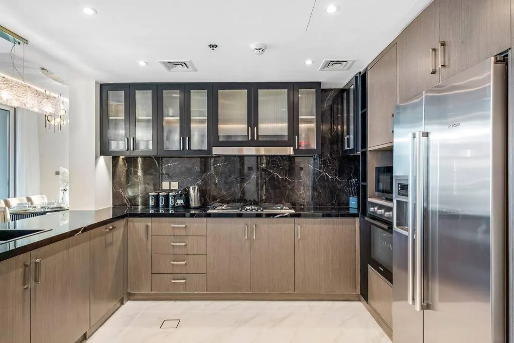 Apartment First Class 3Br Wtih Full Burj Khalifa & Fountain View Dubai